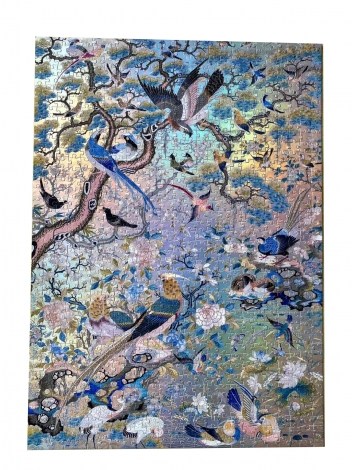 Chinese Silk Bird Embroidery